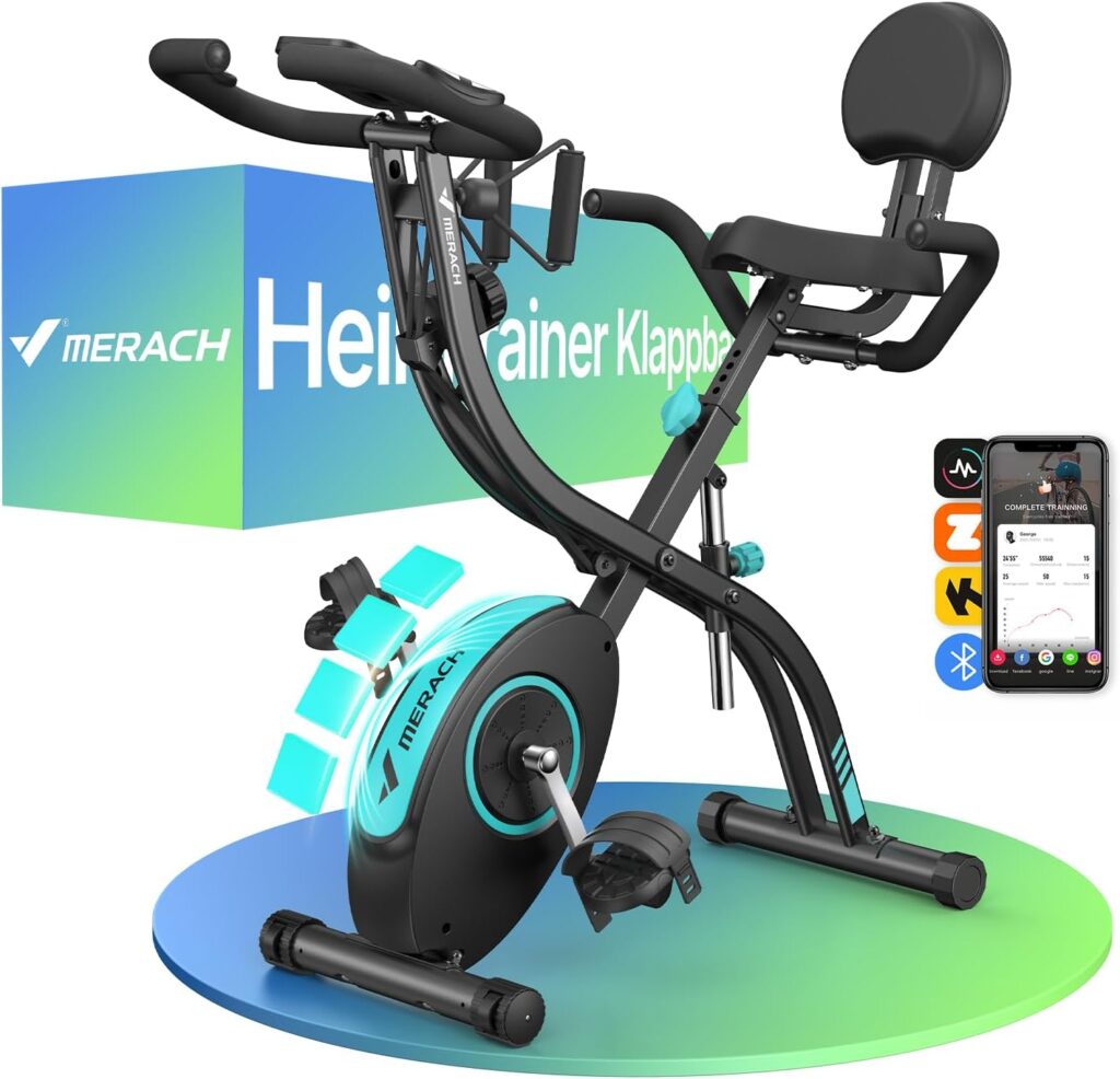 MERACH 4-in-1 Heimtrainer Fahrrad